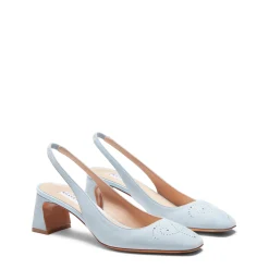 Shop Fratelli Rossetti Leather Pump | Aquamarine