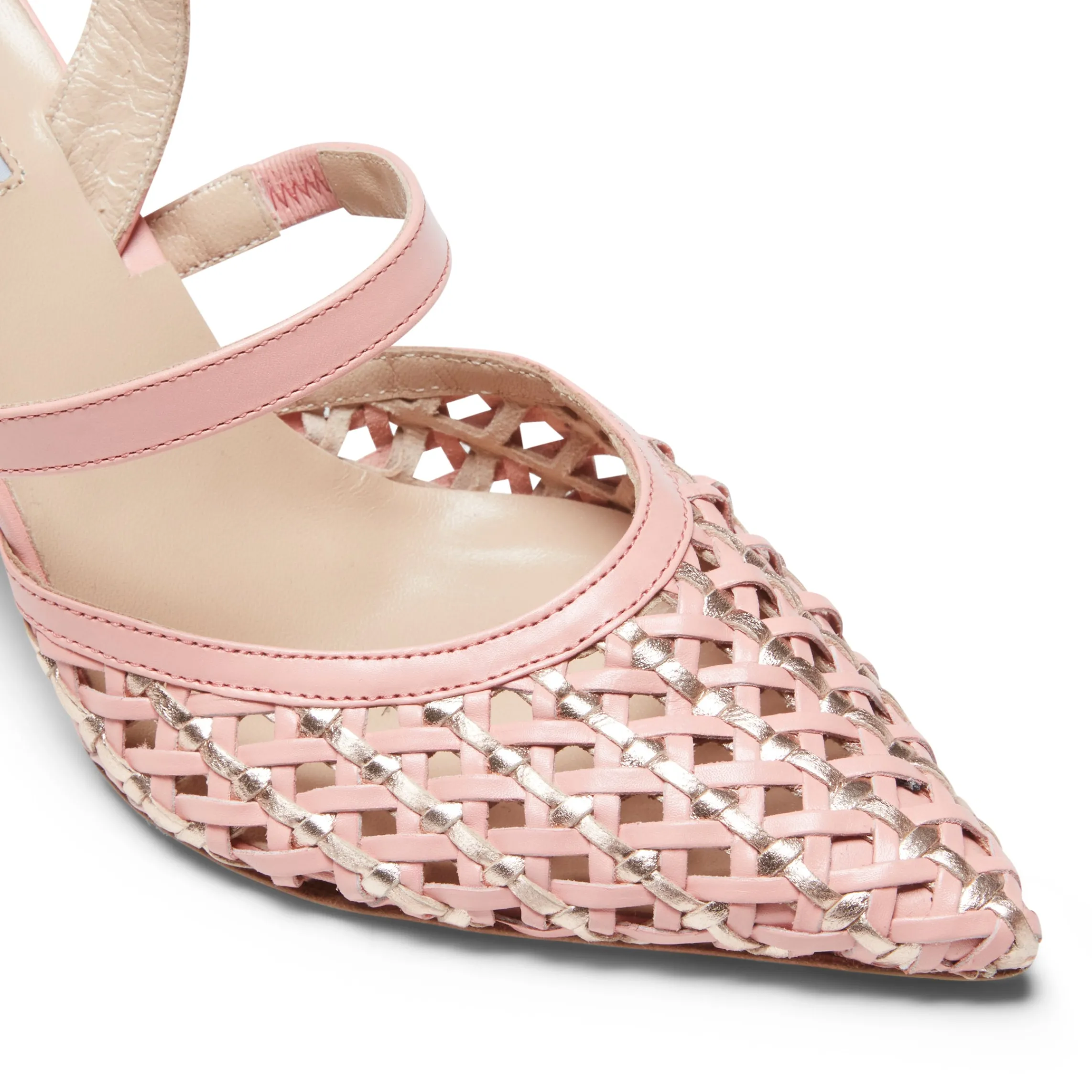 Online Fratelli Rossetti Baby Woven Leather Slingback Sandal | Pink