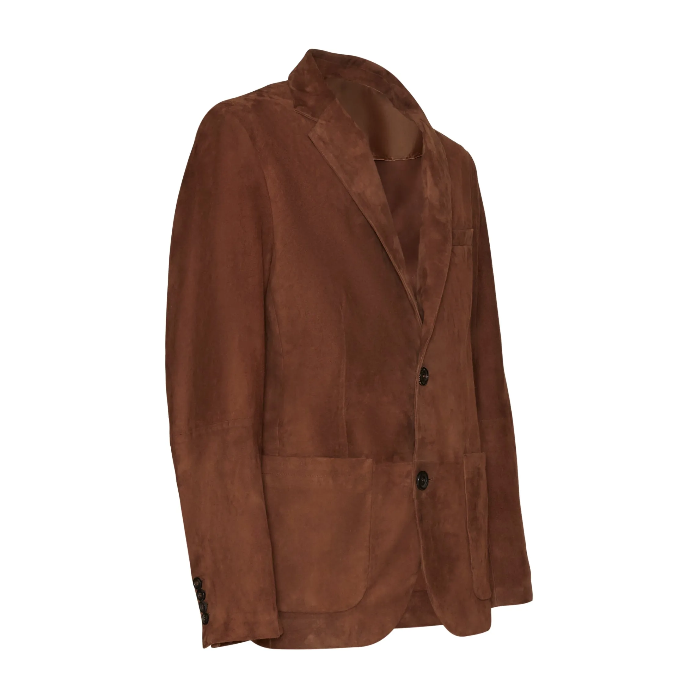 Clearance Fratelli Rossetti Bark-brown Suede Blazer | Bark brown