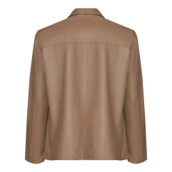 Clearance Fratelli Rossetti Beige Reversible Suede Jacket | Dove Grey