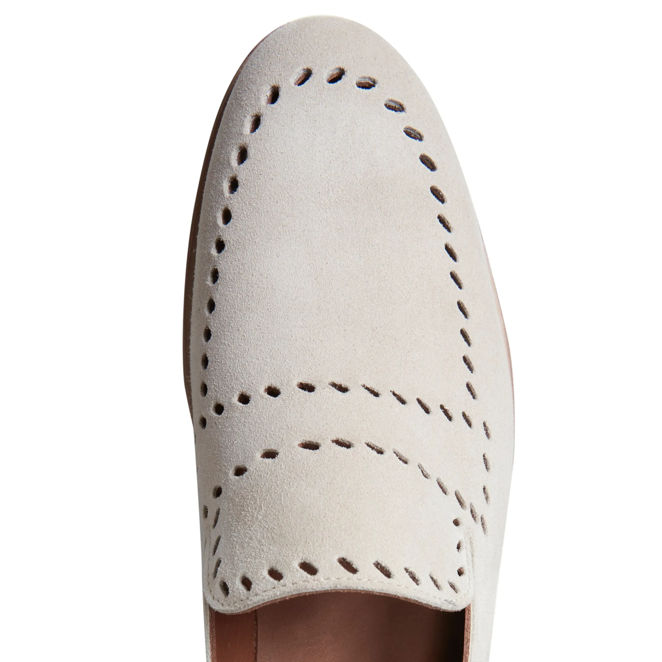 New Fratelli Rossetti Woven Suede Slippers | Beige