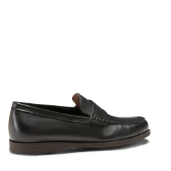 Discount Fratelli Rossetti Leather Band Loafer | Black