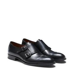 Best Fratelli Rossetti Leather Double-buckle Derby Shoe | Black
