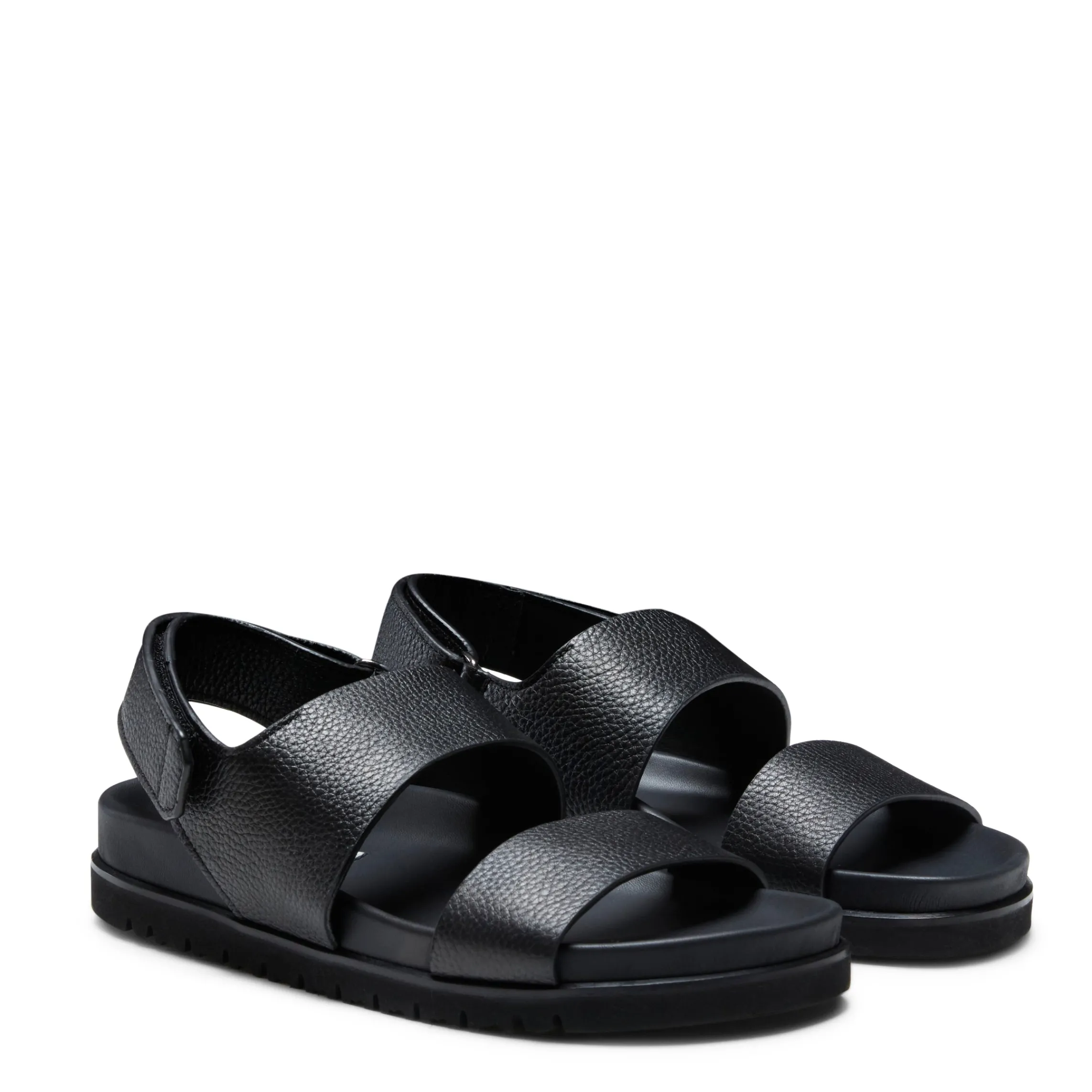 Best Fratelli Rossetti Leather Sandal | Black