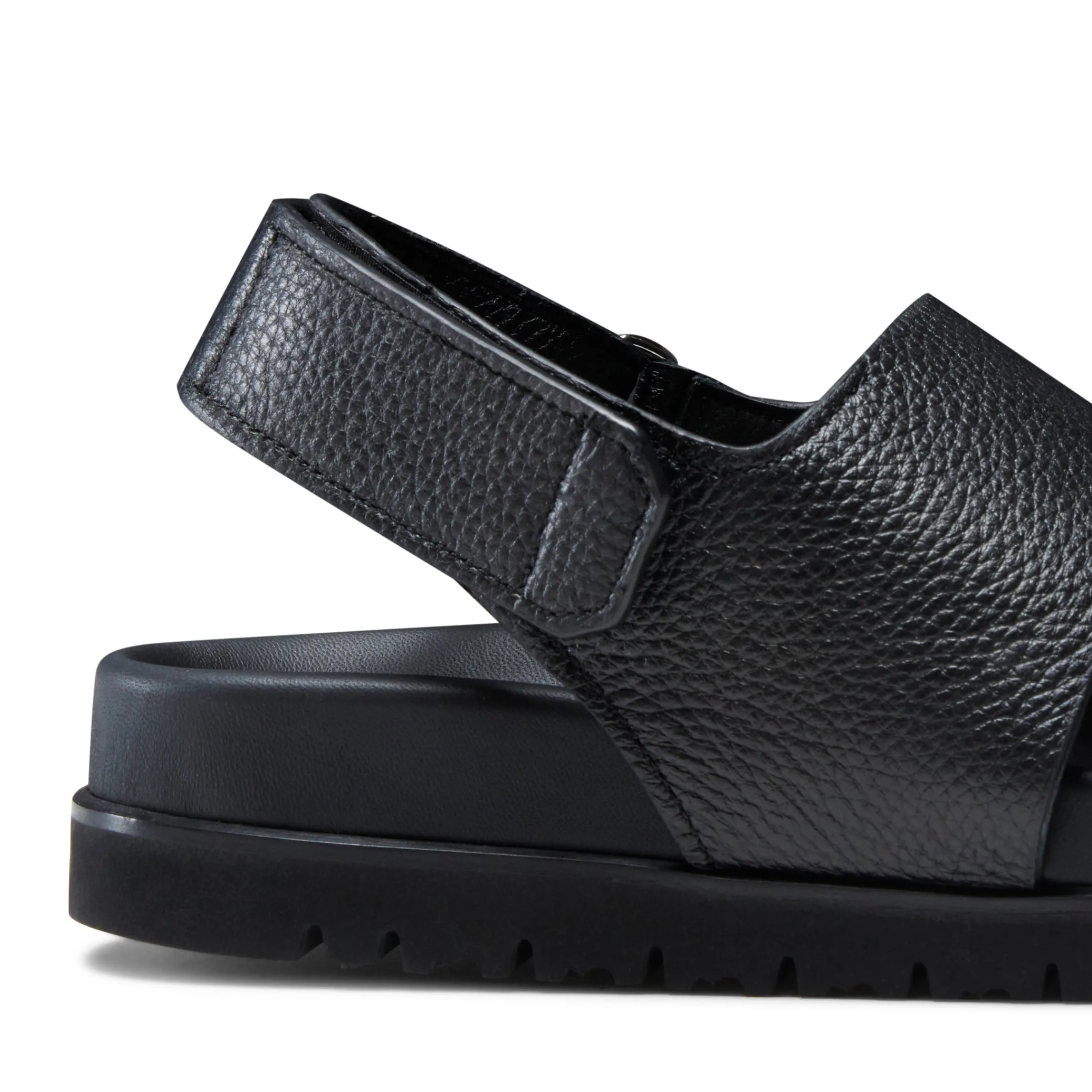 Best Fratelli Rossetti Leather Sandal | Black