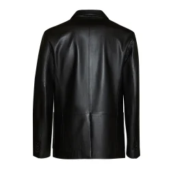 Outlet Fratelli Rossetti Nappa Leather Blazer | Black