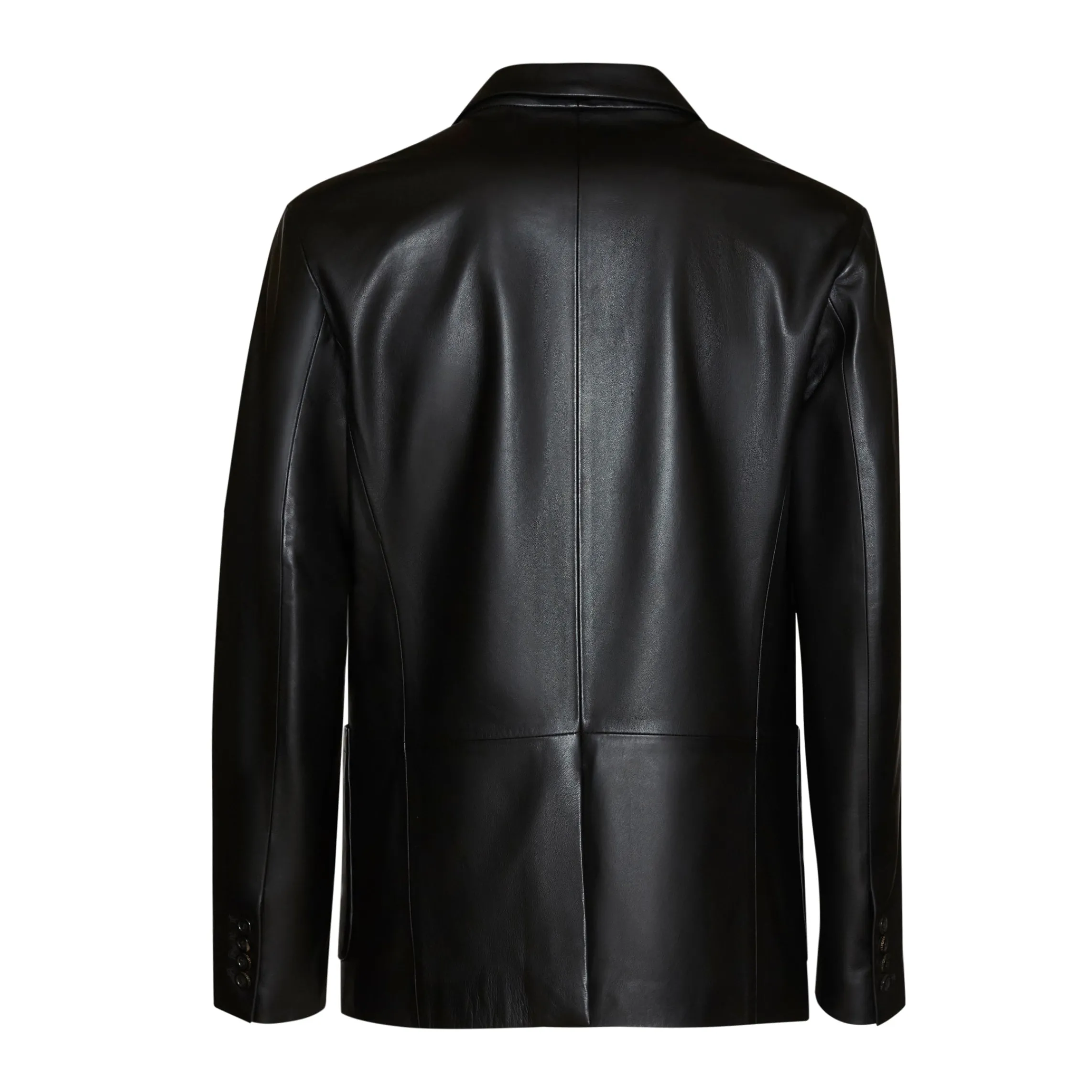 Outlet Fratelli Rossetti Nappa Leather Blazer | Black