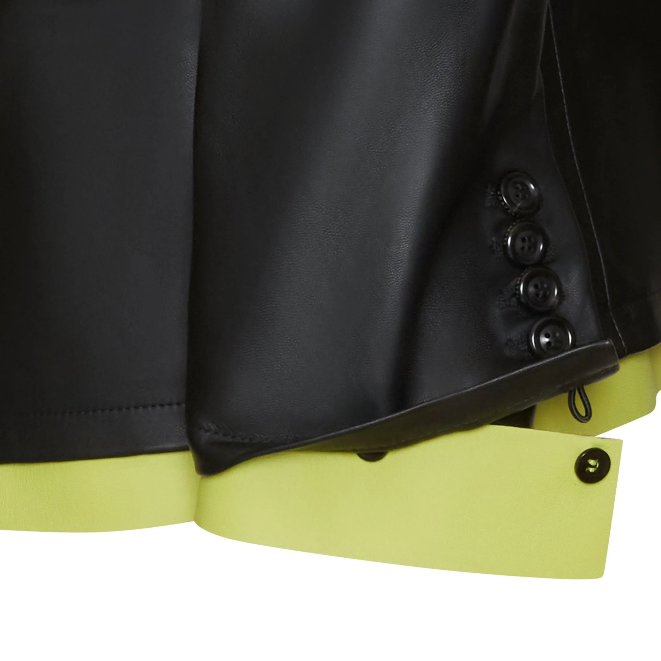 Clearance Fratelli Rossetti Nappa Leather Blazer With Contrasting Edging | Black