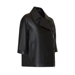 Cheap Fratelli Rossetti Nappa Leather Cape | Black