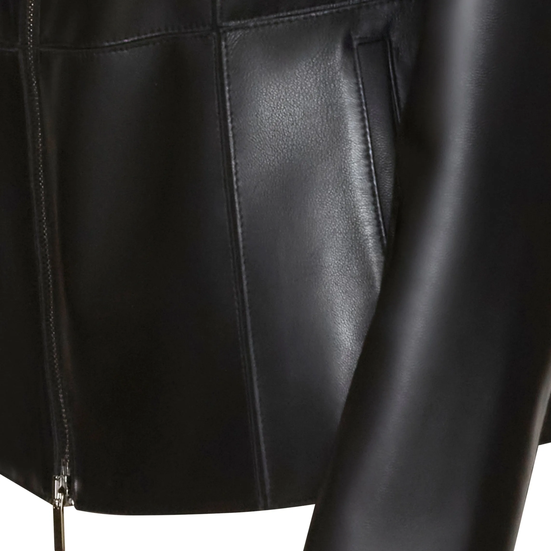 Discount Fratelli Rossetti Nappa Leather Jacket | Black