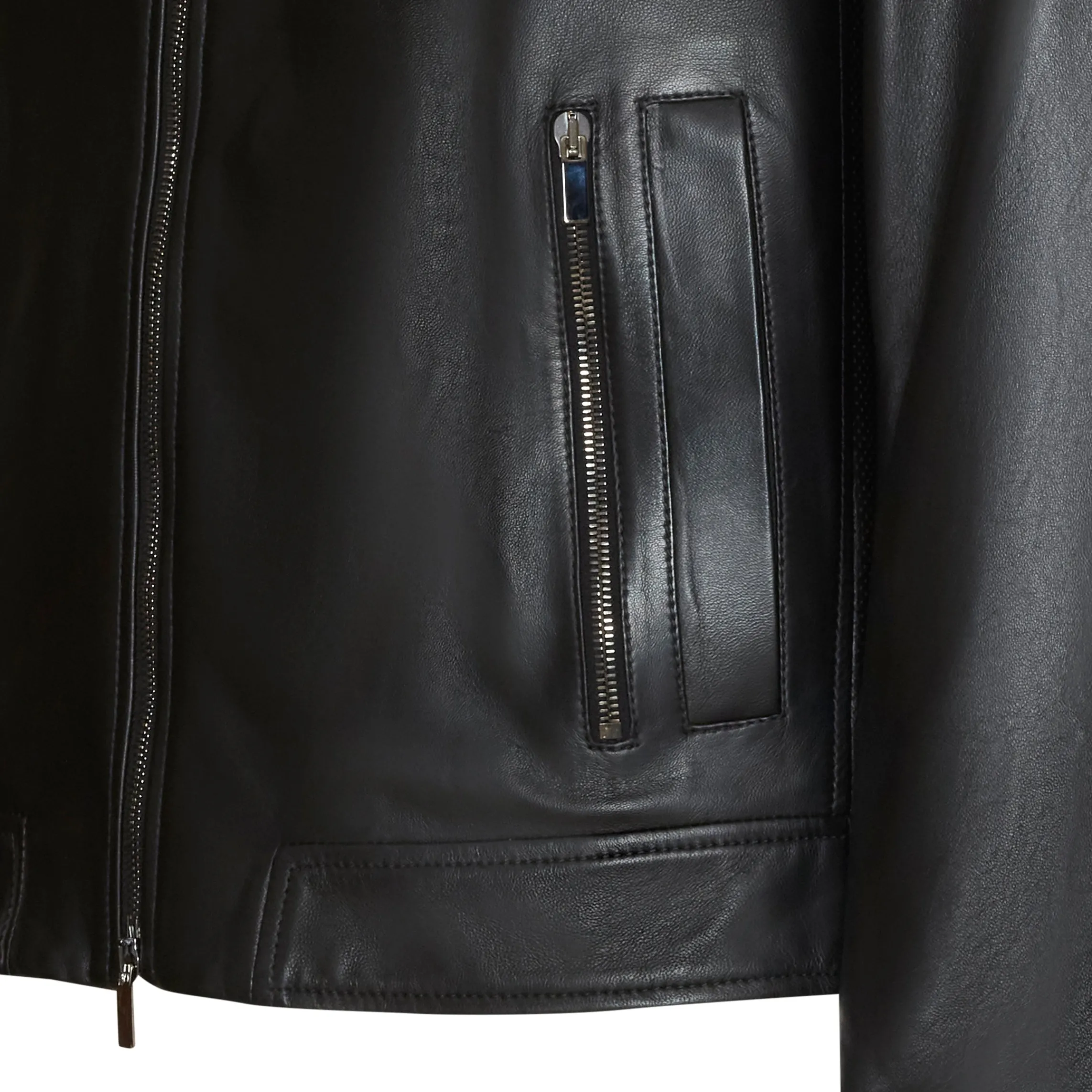 Online Fratelli Rossetti Nappa Leather Jacket | Black