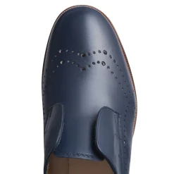 Best Fratelli Rossetti Blue Leather Lace-up Shoes | Navy