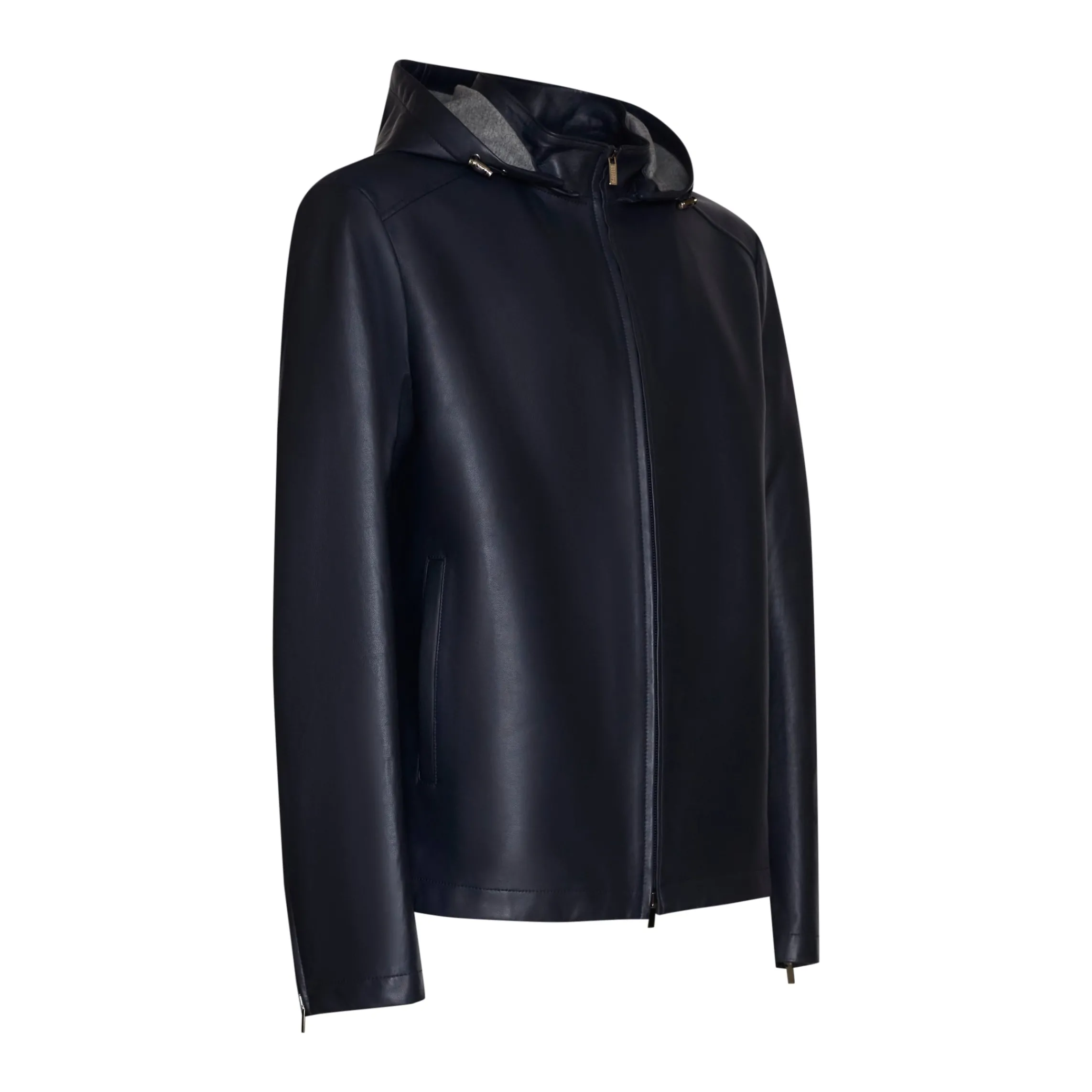 Clearance Fratelli Rossetti Blue Nappa Leather Jacket | Navy