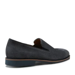 Hot Fratelli Rossetti Blue Suede Slippers | Navy blue