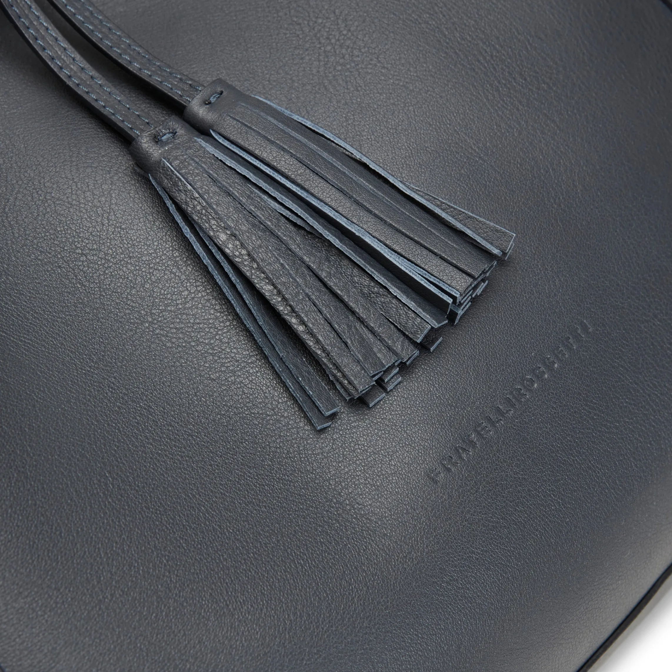 Fashion Fratelli Rossetti Tassel Shoulder Bag | Blue