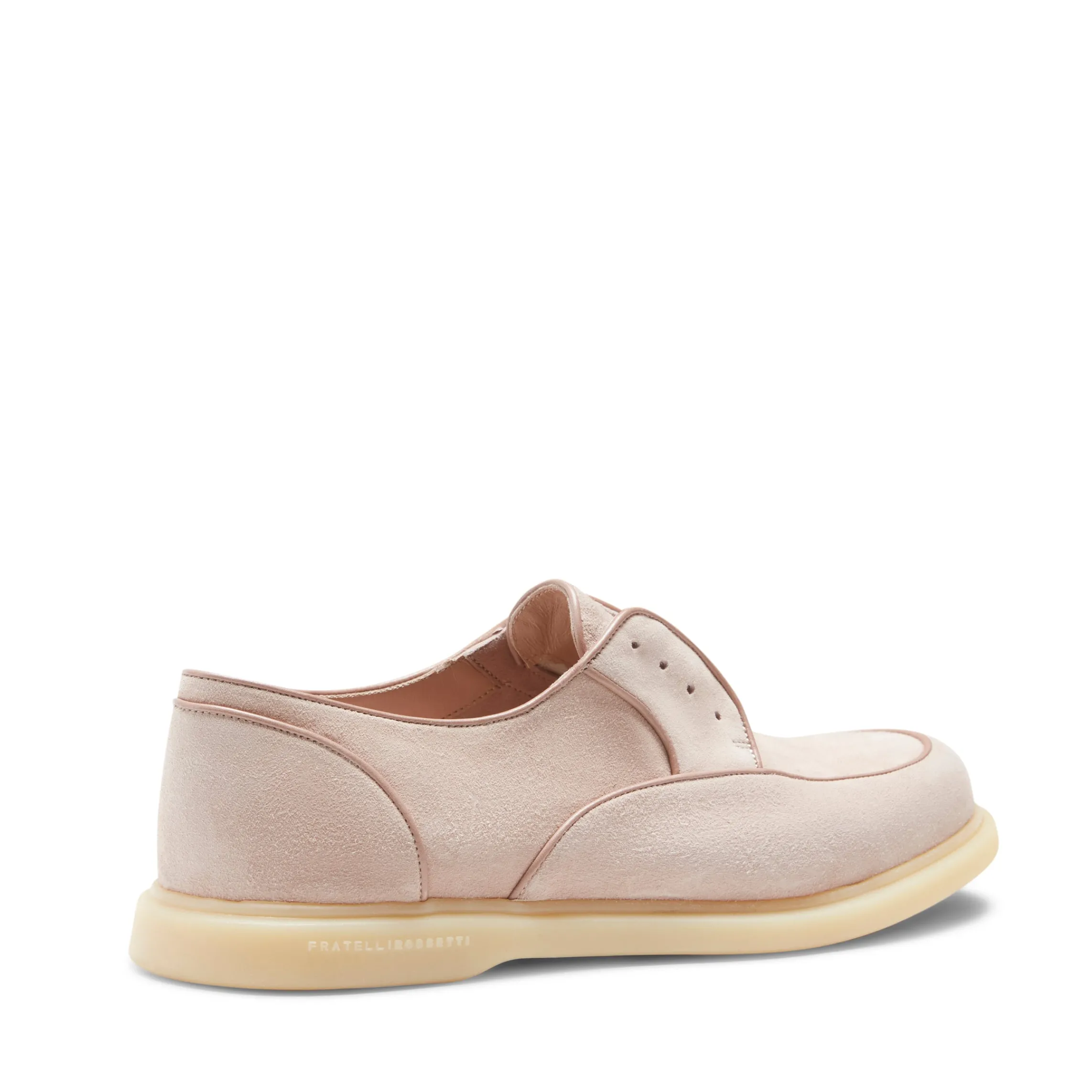 Discount Fratelli Rossetti Blush Pink Suede Lace-up Shoe | Phard