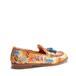 Cheap Fratelli Rossetti Brera Loafer In Embroidered Fabric | Sun yellow