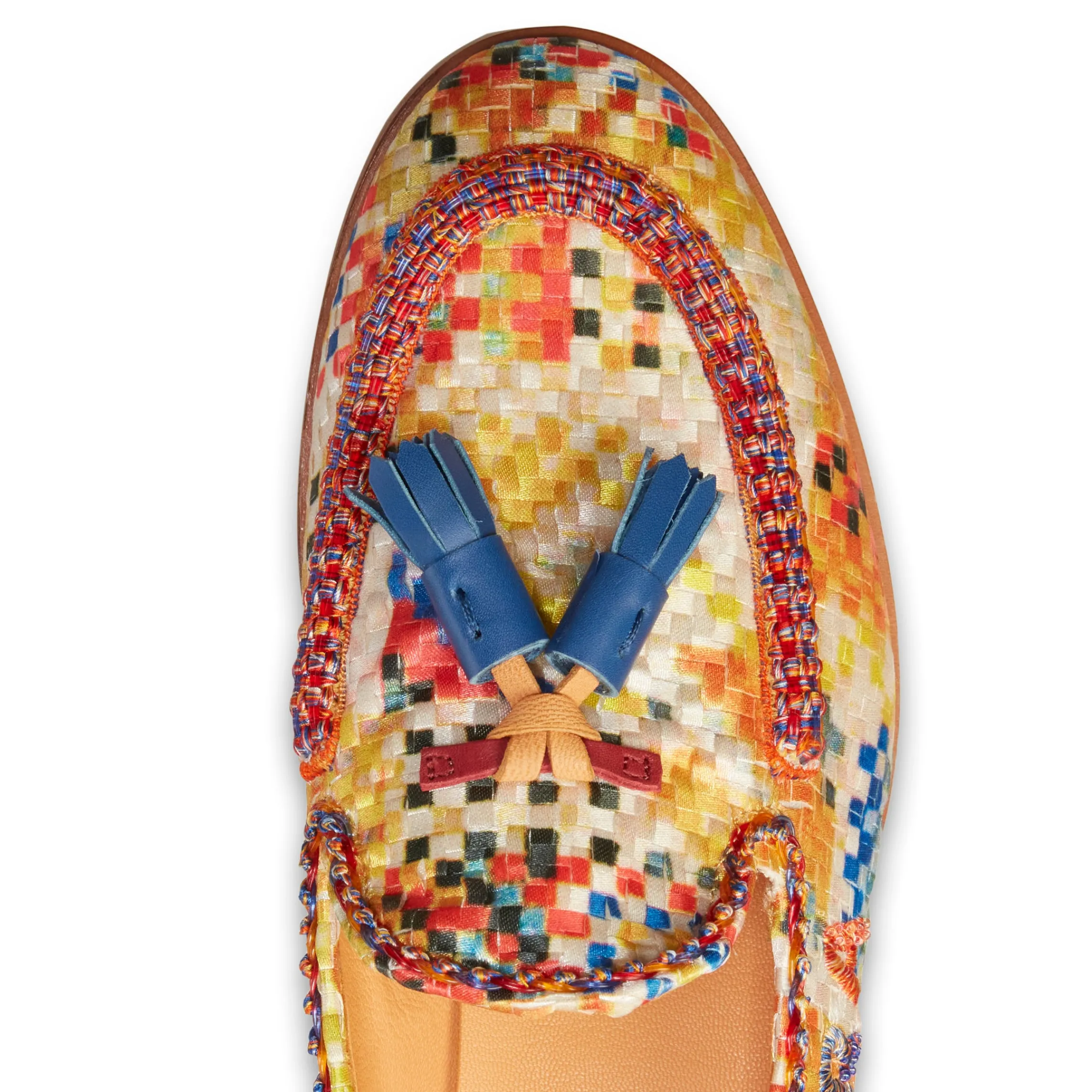 Cheap Fratelli Rossetti Brera Loafer In Embroidered Fabric | Sun yellow