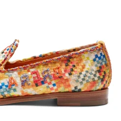 Cheap Fratelli Rossetti Brera Loafer In Embroidered Fabric | Sun yellow