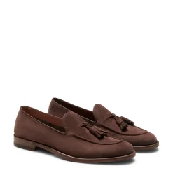 Outlet Fratelli Rossetti Brera Men’s Suede Loafer| Brown