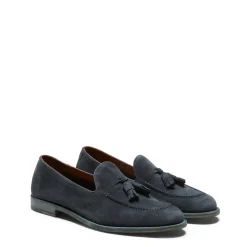 Store Fratelli Rossetti Brera Men’s Suede Loafer| Navy blue