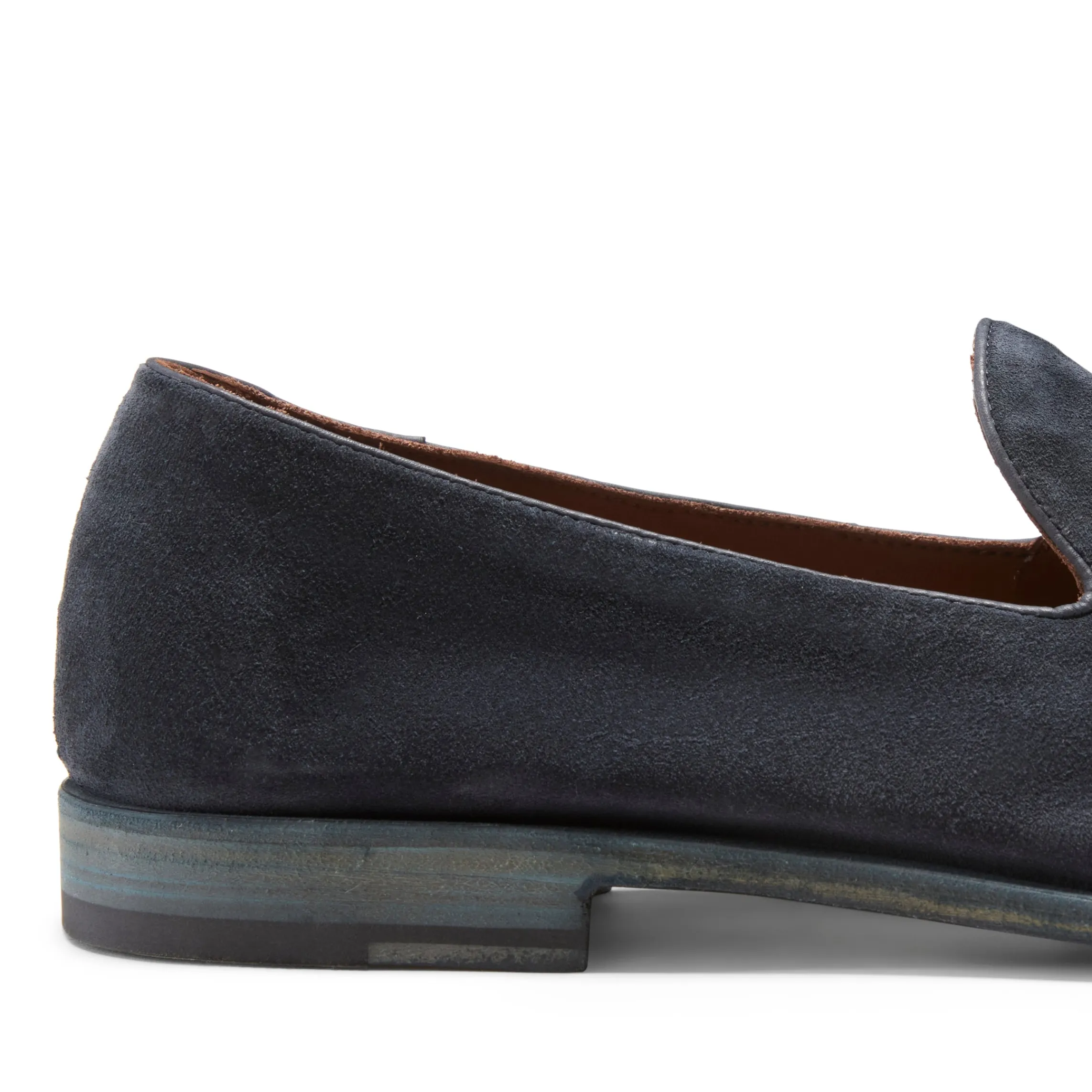 Store Fratelli Rossetti Brera Men’s Suede Loafer| Navy blue
