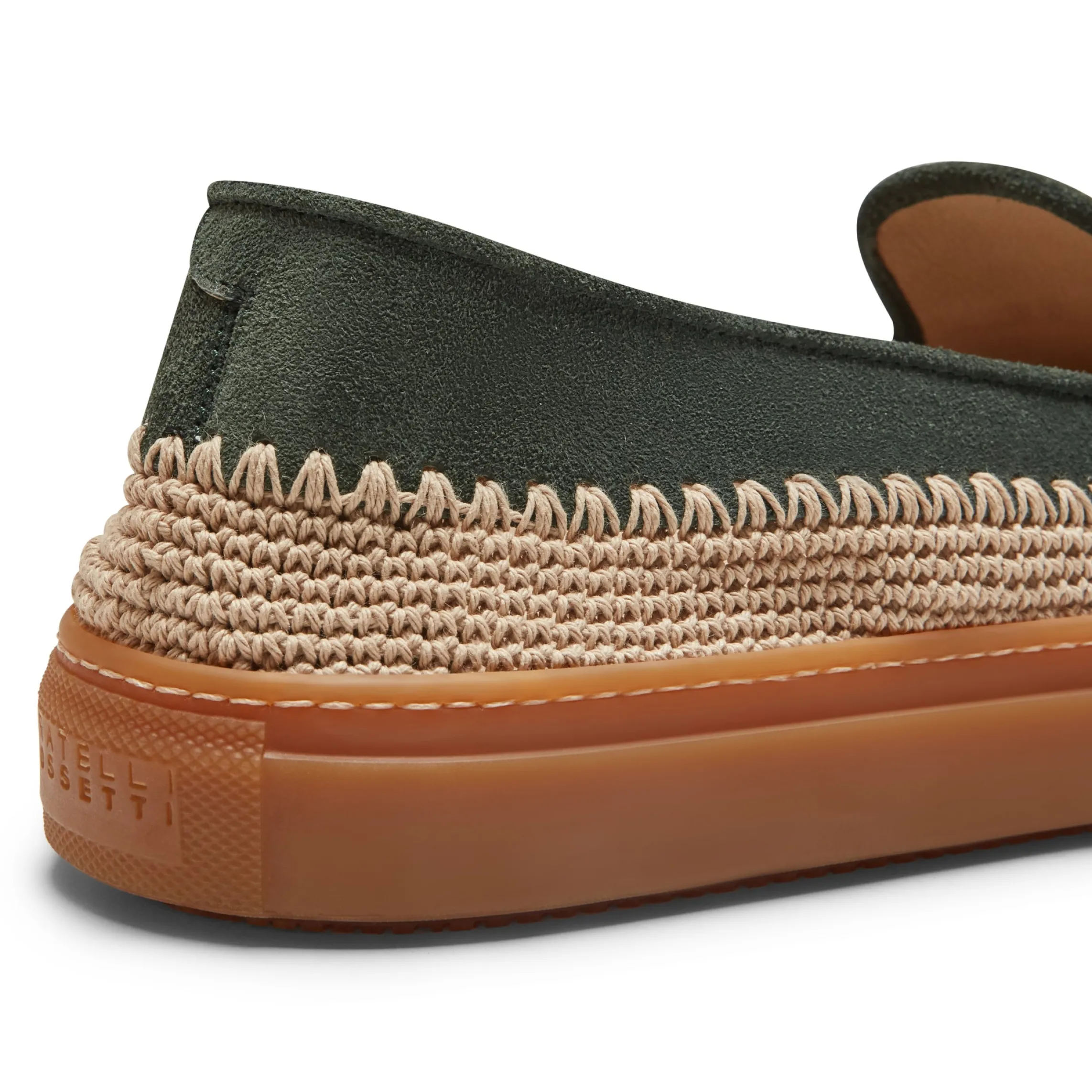 Shop Fratelli Rossetti Brera Sport Green Side- Musk