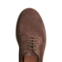 Clearance Fratelli Rossetti Suede Lace-up Shoe | Brown