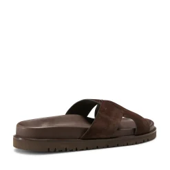 Clearance Fratelli Rossetti Suede Sandal | Brown
