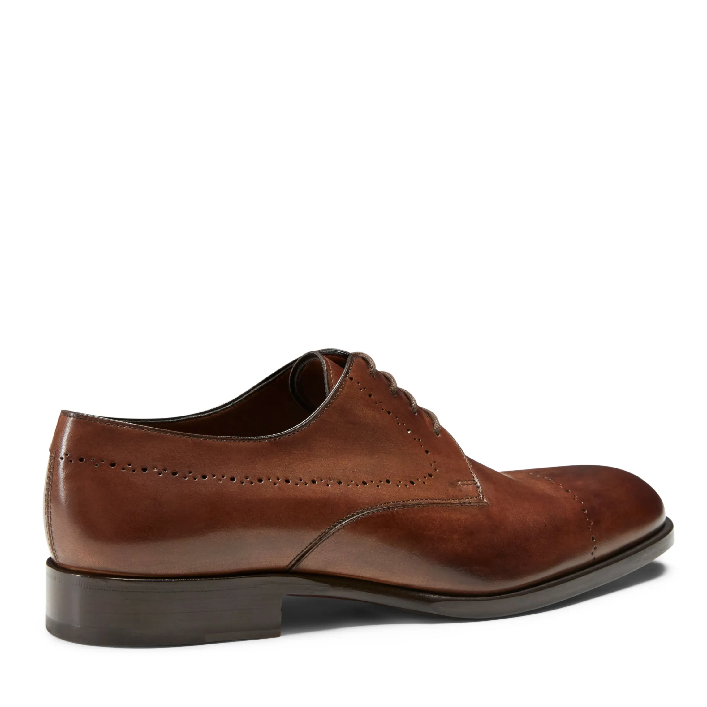 Discount Fratelli Rossetti Leather Lace-up Shoe | Chestnut