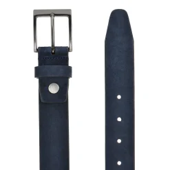 Store Fratelli Rossetti Cintura In Suede- Navy blue