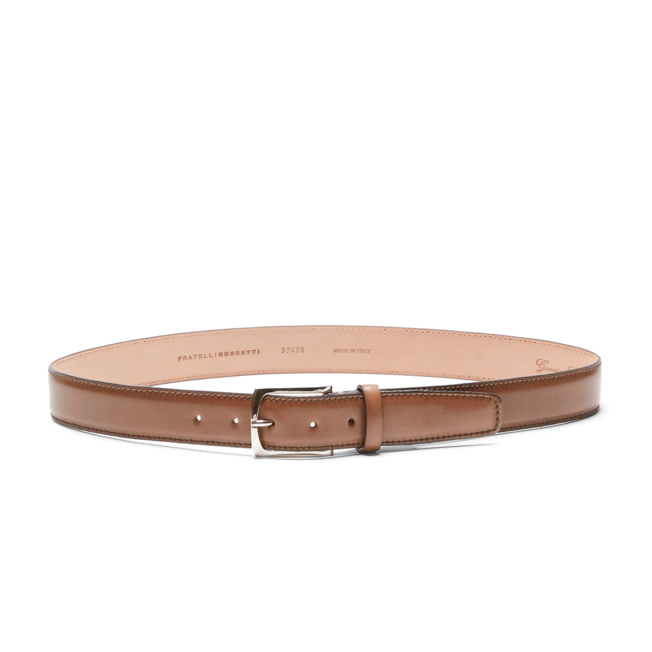 Online Fratelli Rossetti Cintura Uomo In Pelle- Chestnut