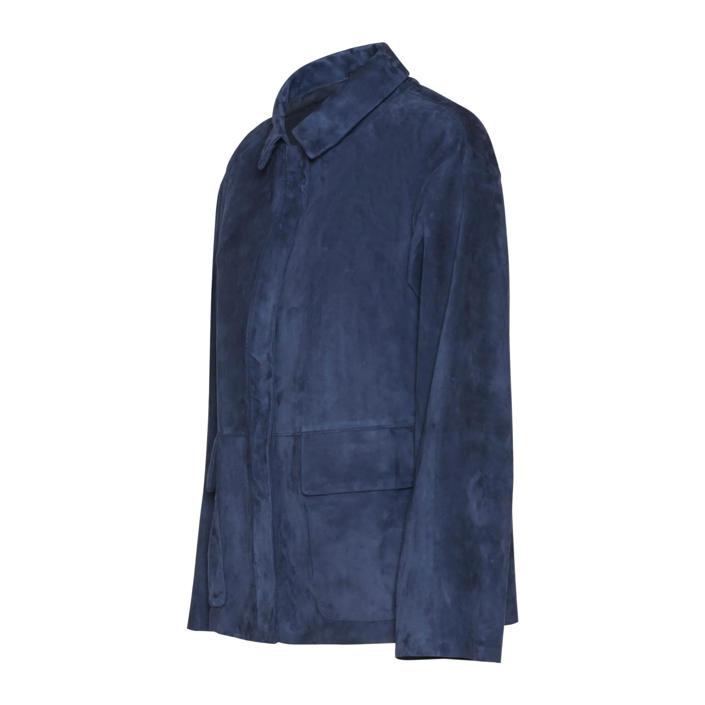 Fashion Fratelli Rossetti Clover Green Suede Jacket | Blue