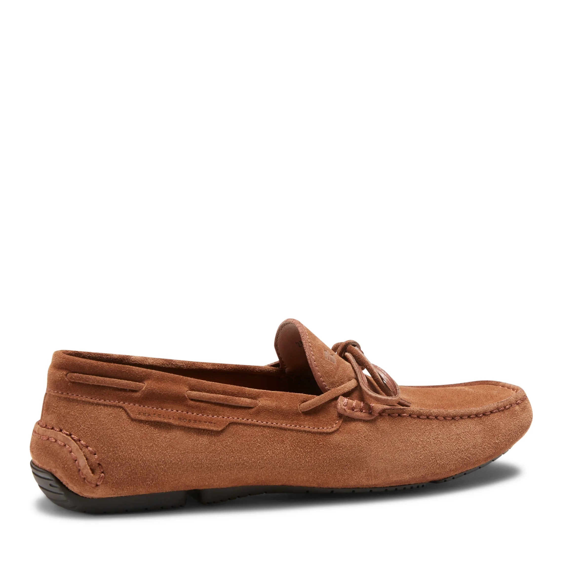 Fashion Fratelli Rossetti Suede Driver Loafer | Cognac
