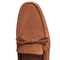 Fashion Fratelli Rossetti Suede Driver Loafer | Cognac
