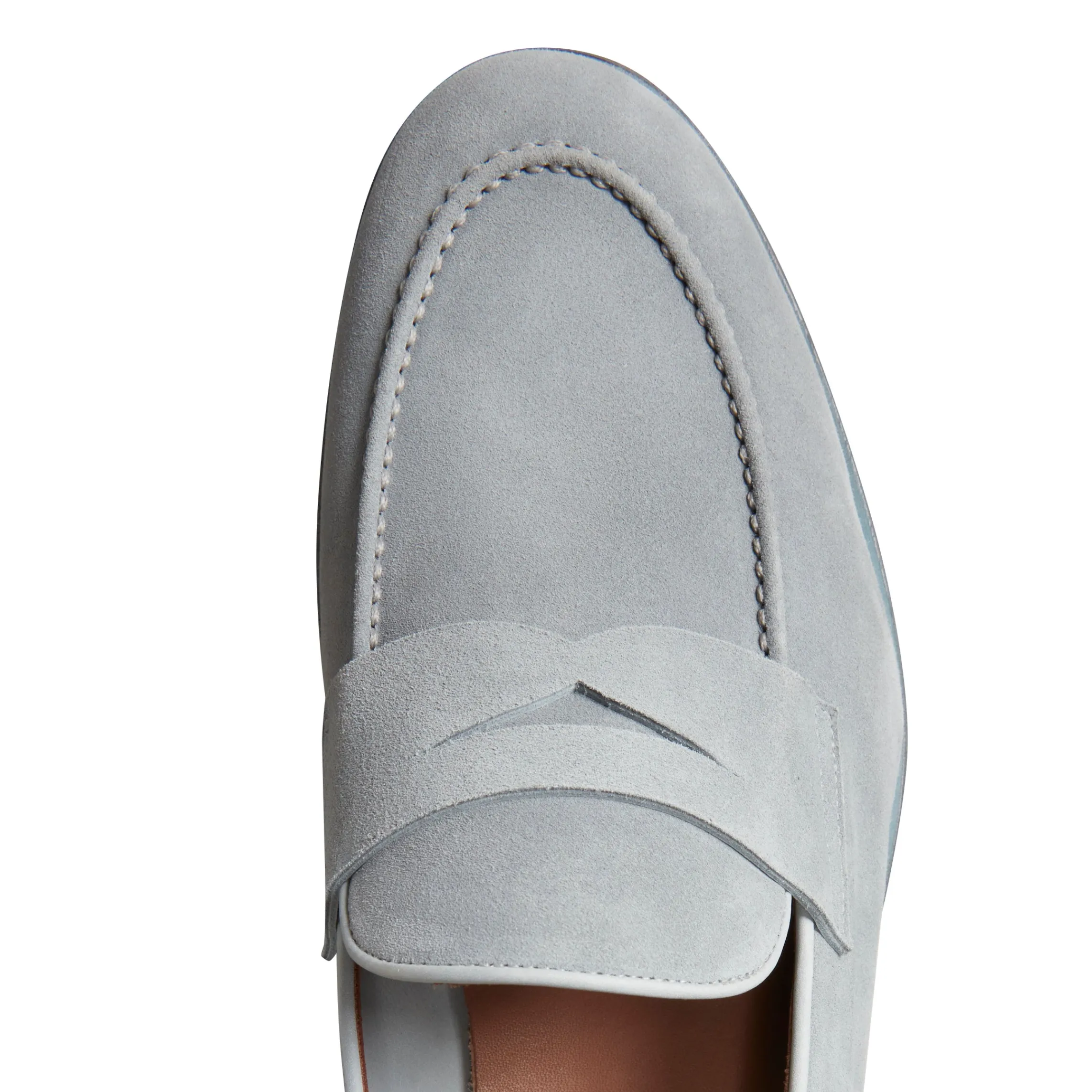 Sale Fratelli Rossetti Denim-blue Suede Loafer | Denim blue