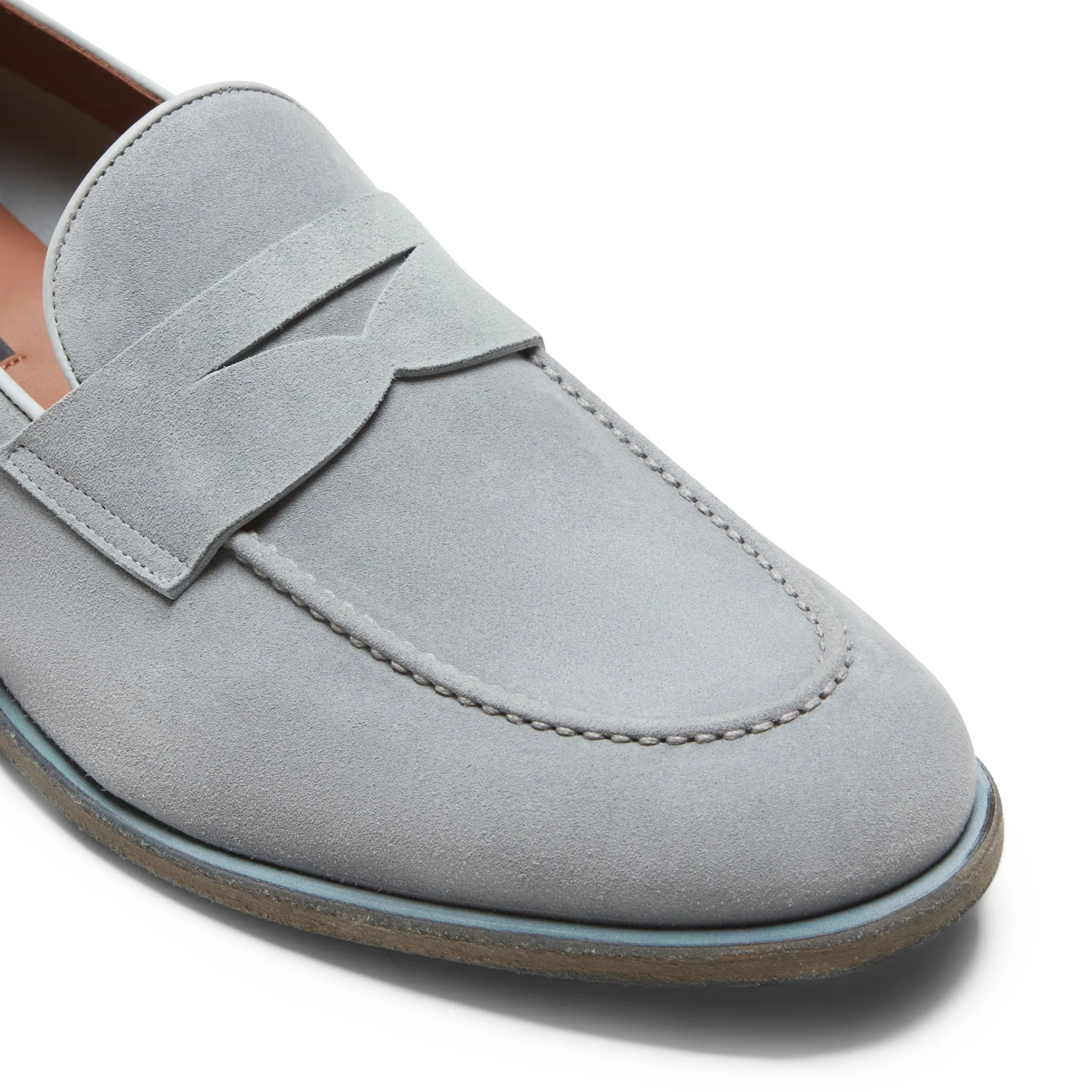 Sale Fratelli Rossetti Denim-blue Suede Loafer | Denim blue