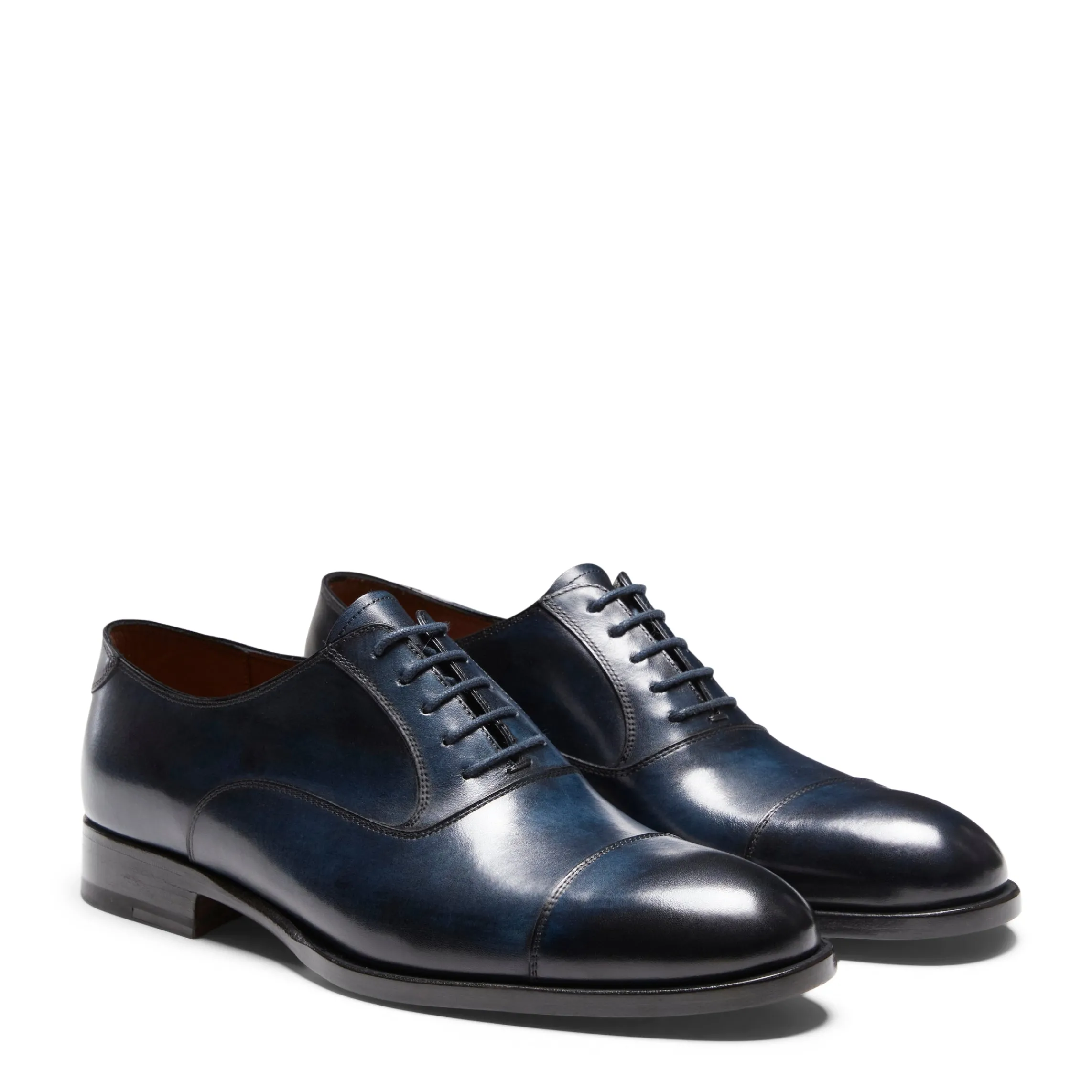Sale Fratelli Rossetti Francesina In Pelle- Navy blue