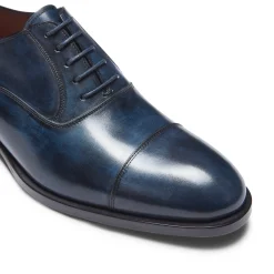 Sale Fratelli Rossetti Francesina In Pelle- Navy blue