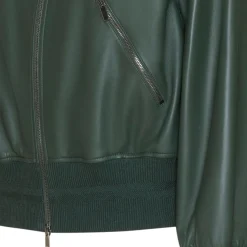 Clearance Fratelli Rossetti Nappa Leather Bomber | Green