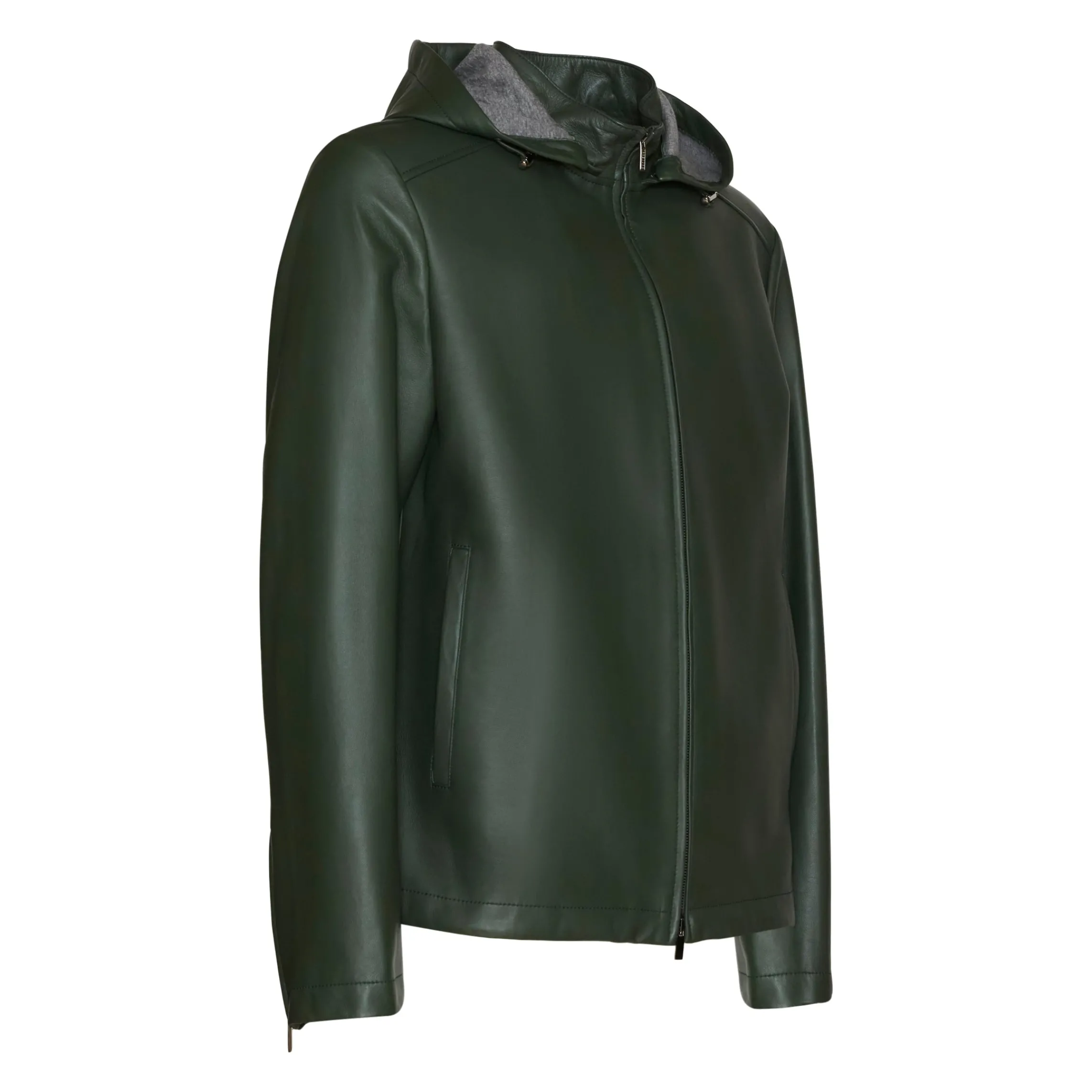 Shop Fratelli Rossetti Nappa Leather Jacket | Green