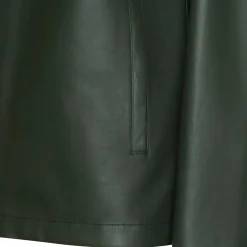 Shop Fratelli Rossetti Nappa Leather Jacket | Green