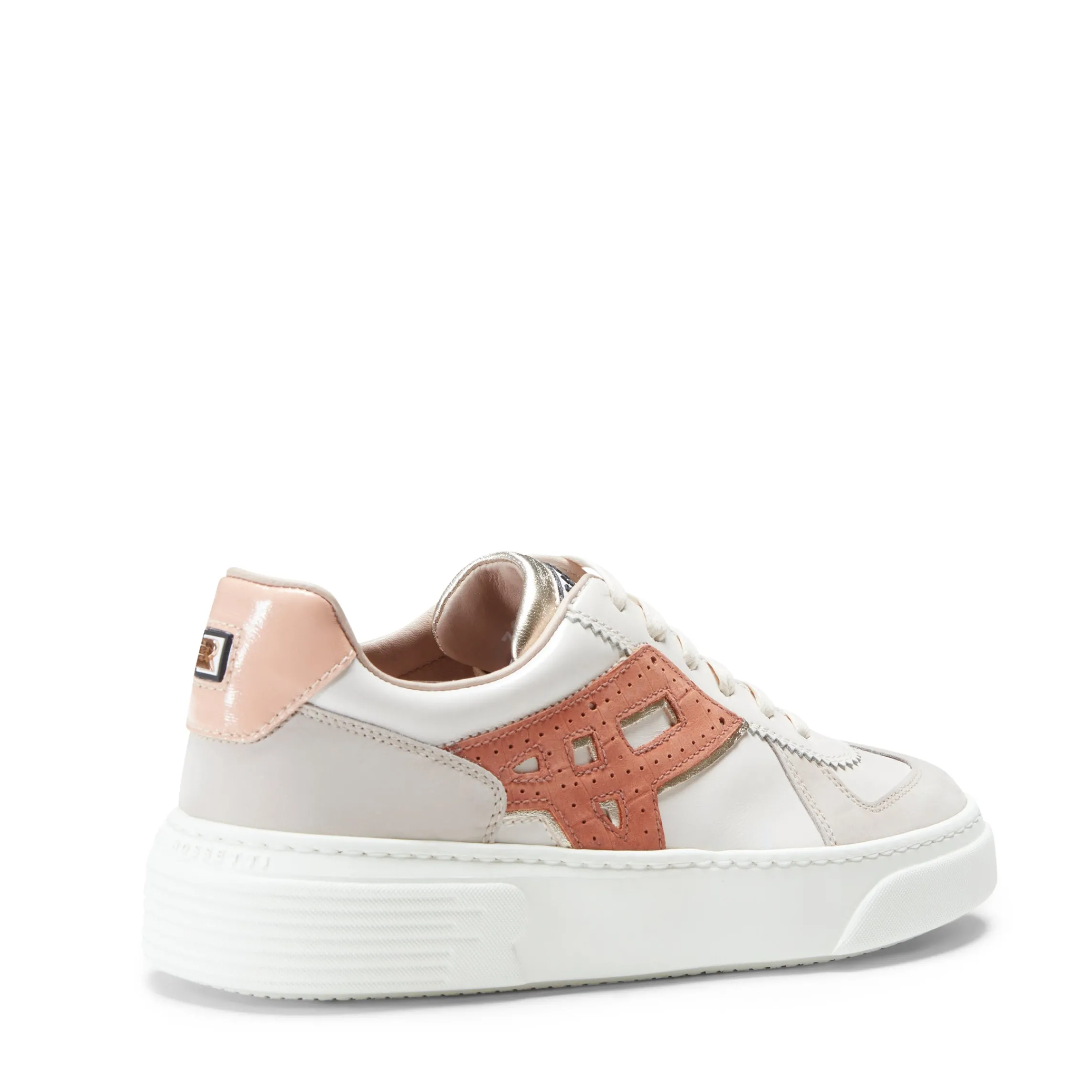 Shop Fratelli Rossetti Grey Leather Sneaker | Rice