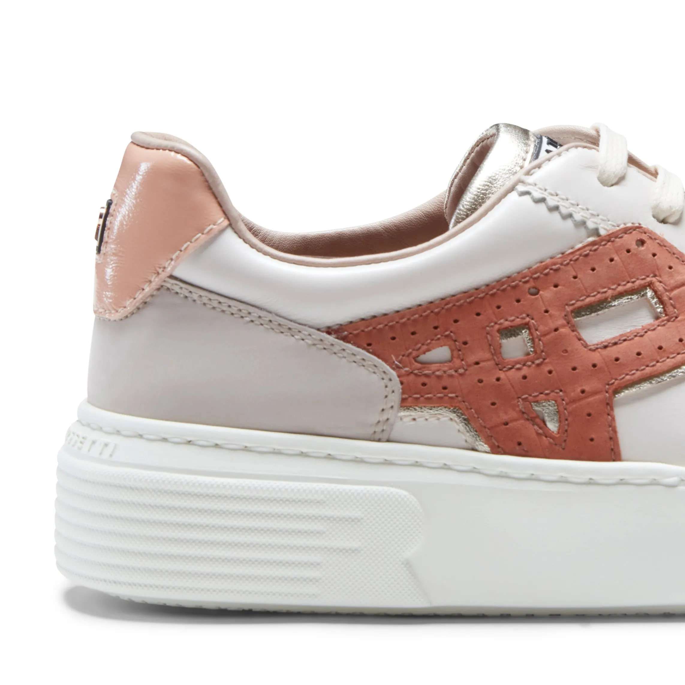 Shop Fratelli Rossetti Grey Leather Sneaker | Rice