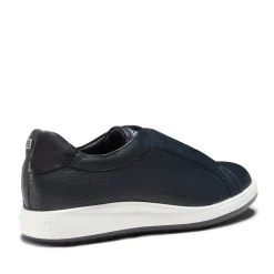 Outlet Fratelli Rossetti Grey Leather Sneaker | Navy blue