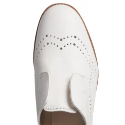 Cheap Fratelli Rossetti Leather Lace-up Shoes | Ivory