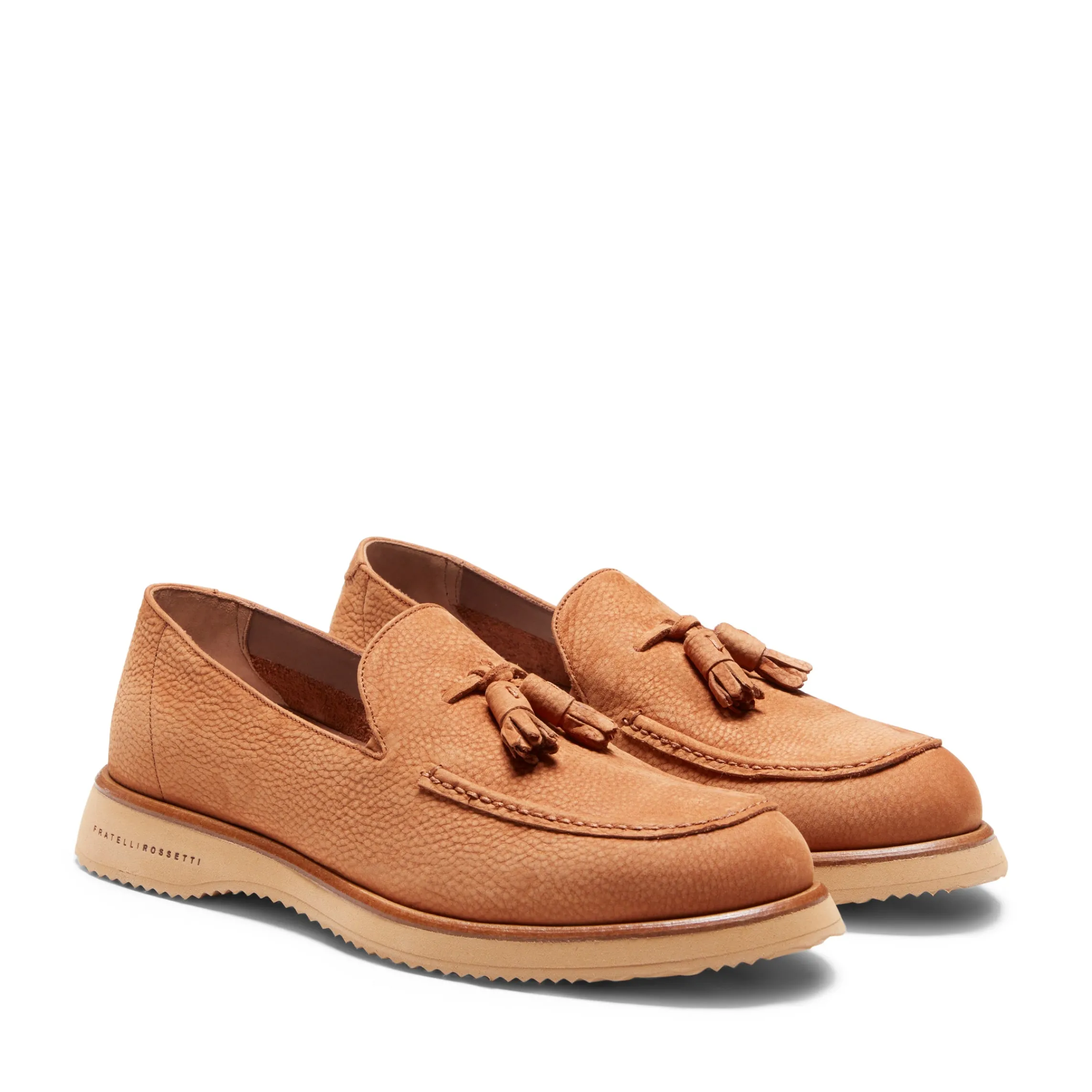 Shop Fratelli Rossetti Leather Loafer | Clay