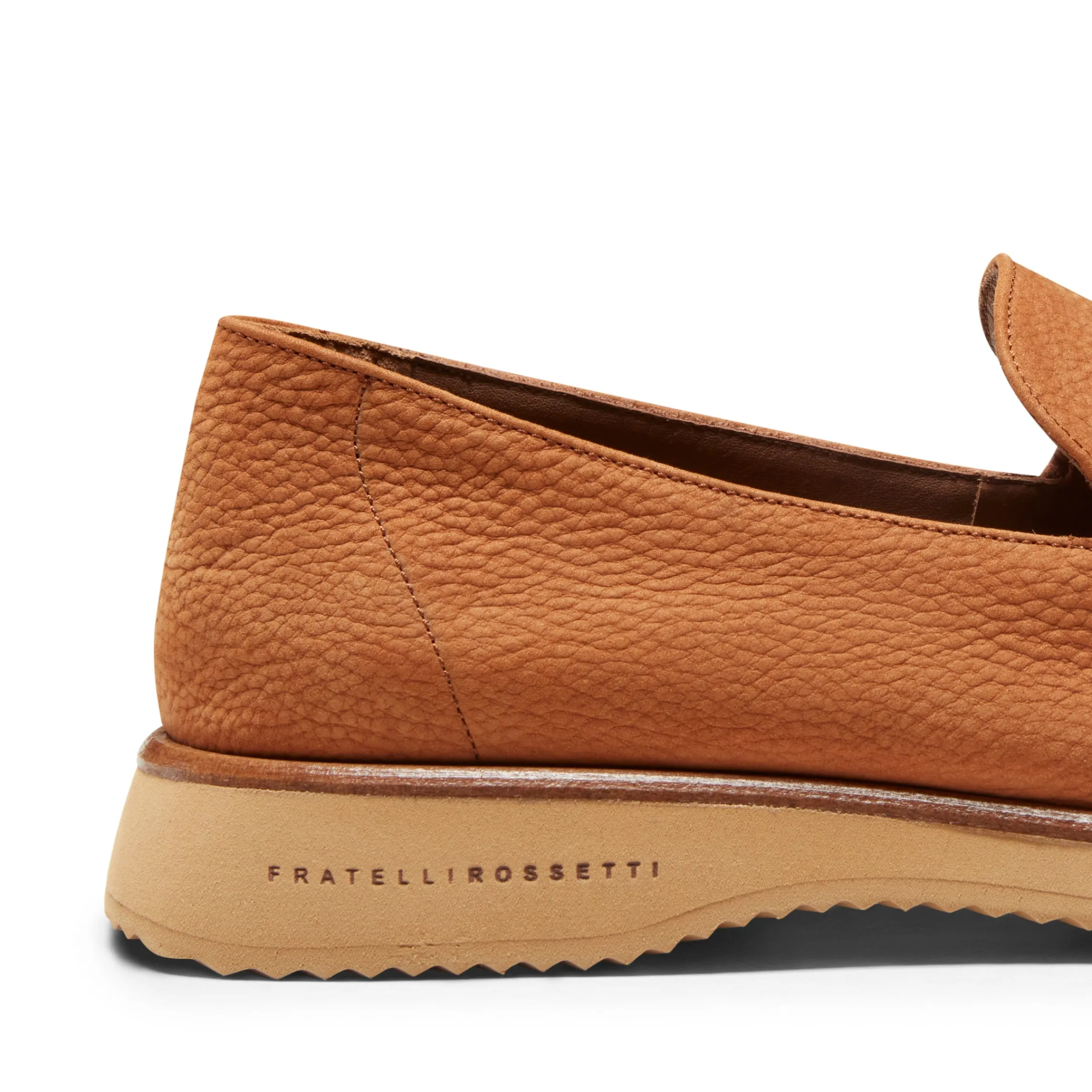 Shop Fratelli Rossetti Leather Loafer | Clay