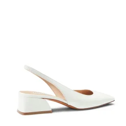 Best Sale Fratelli Rossetti Leather Slingback| White