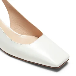 Best Sale Fratelli Rossetti Leather Slingback| White